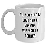Inspirational German Wirehaired Pointer Dog Gifts for Graduation Encouragement - Funny White Coffee Mug for German Wirehaired Pointer Lovers, Ideal Gifts from Pawrents to New Grads