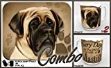 Mastiff "for Dog Lovers Only" 1 Mouse Pad and 2 Mugs Combo Set