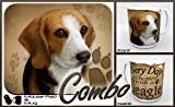 Beagle "for Dog Lovers Only" Mouse Pad and Mug Combo Set