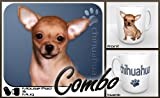 Chihuahua for Dog Lovers Only Mouse Pad and Mug Combo Set (Blue)