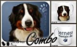 Bernese Mountain Dog "for Dog Lovers Only" Mouse Pad and Mug Combo Set (blue)