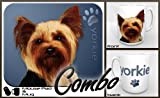 Yorkshire Terrier (Yorkie) "for Dog Lovers Only" Mouse Pad and Mug Combo Set (blue)