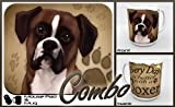 Boxer "for Dog Lovers Only" Mouse Pad and Mug Combo Set