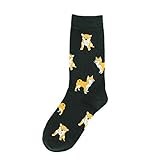 BOGEEL Women Funny Animal Socks Shiba Inu Dog for Cat Cartoon Hosi,Cotton