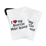 sunsetslove i love my american water spaniel half calf sock for man