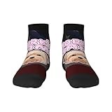 Hpyfls Morkie Mama Stylish 30cm Color Block Socks With Comfort And Vibrancy For Men Women