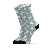 Wusikd White Terrier Socks for Women and Men West Highland Long Socks for Athletic Running 1
