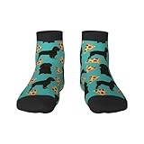 Cute Boykin Spaniel Dog Pizza Slices Food Long Socks For Women Teen Girls Boys-Novelty Colorful Funny Dress Cute Crew Socks - Halloween Christmas Gifts Gifts Casual Color Contrast Stockings