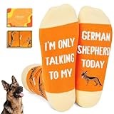 Zmart Funny German Shepherd Socks - German Shepherd Gifts for Women Men, Funny Dog Socks for Dog Lovers