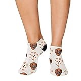 Speedy Pros No Show Socks Rhodesian Ridgeback Dog Breed Style B Polyester Ankle Socks Women & Men Crazy Fun Socks 1 Size