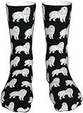 LPSFC Great Pyrenees Casual Calf Socks for Men's and Women's Winter Warm