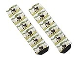 SpreadPassion Afghan Hound 2 Sock - Afghan Hound Novelty Socks - Soft and ultra-comfortable Birthday Gifts Socks