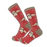 Pet Lover Socks - Fun - All Season - One Size Fits Most - For Women And Men – Dog Gifts (Shih Tzu Gifts - Socks)
