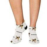 Speedy Pros No Show Socks Bloodhound Dog Breed Style A Polyester Ankle Socks Women & Men Crazy Fun Socks 1 Size