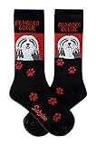 Sabyloo Bearded Collie Crew Socks Unisex