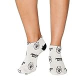 Japanese Spitz Dog Breed Pattern #1 Men-Women Adult Ankle Socks Crazy Novelty Socks Polyester & Polyester Blend Set of 3