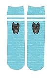Mystic Sloth Adorable Dog Breed Design Children's Crew Socks (Cane Corso)