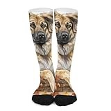 iiceop Fall Anatolian Shepherd Dog Crew Socks for Men Women Socks for Hiking Sports Running