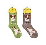 Foozys Unisex Crew Socks | Canine/Dog Collection | Jack Russell