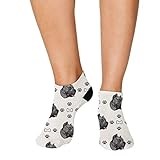 No Show Socks Perro De Presa Canario Dog Style E Polyester Ankle Socks Women & Men Crazy Fun Socks 1 Size