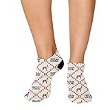 No Show Socks Ibizan Hound Dog Paws Polyester Ankle Socks Women & Men Crazy Fun Socks 1 Size