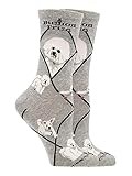 WHD Bichon Socks (Gray, Medium)