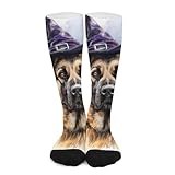 iiceop Halloween Anatolian Shepherd Dog Crew Socks for Men Womens Socks for Soccer Running Hiking