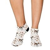 No Show Socks American Foxhound Dog Breed Style B Polyester Ankle Socks Women & Men Crazy Fun Socks 1 Size