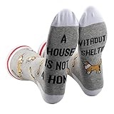 PXTIDY 2 Pairs Sheltie Socks Sheltie Dog Lover Gift A House Is Not A Home Without A Sheltie Socks Shetland Sheepdogs Gift