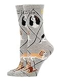 WHD Cavalier King Charles Spaniel Socks (Gray, Medium)