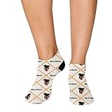 No Show Socks Beauceron Dog Paws Polyester Ankle Socks Women & Men Crazy Fun Socks 1 Size