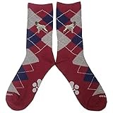 YourBreed Clothing Company Embroidered German Wirehaired Pointer Argyle Socks.