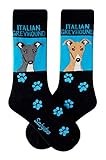 Sabyloo Italian Greyhound Crew Socks Unisex