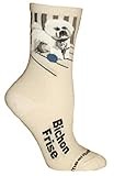 WHD Bichon Frise Natural Large Cotton Socks