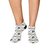 Speedy Pros No Show Socks Irish Wolfhound Dog Paws Polyester Ankle Socks Women & Men Crazy Fun Socks 1 Size