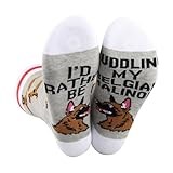 BWWKTOP Belgians Malinois Socks Belgians Malinois Dog Lover Gift I'd Rather Be Cuddling My Belgian Malinois Socks (Belgian Malinois)
