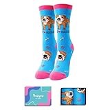 HAPPYPOP Funny English Bulldog Gifts - Women Pitbull Gifts, Funny English Bulldog Socks