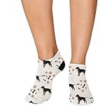 No Show Socks Curly Coated Retriever Dog Style D Polyester Ankle Socks Women & Men Crazy Fun Socks 1 Size