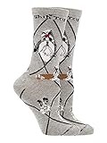 WHD Shih Tzu Socks (Gray, Medium)