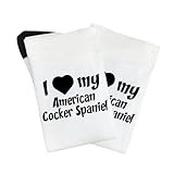 i love my american cocker spaniel socks for ladies