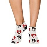 No Show Socks Greater Swiss Mountain Dog Style F Polyester Ankle Socks Women & Men Crazy Fun Socks 1 Size