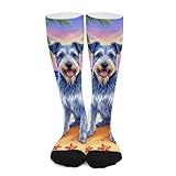 iiceop Kerry Blue Terrier Dog Beach Crew Socks for Men Women Socks for Hiking Sports Running