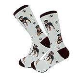 Pet Lover Socks - Fun - All Season - One Size Fits Most - For Women And Men – Dog Gifts (Rottweiler Gifts - Socks)