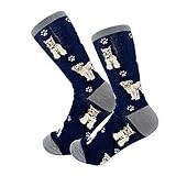 Pet Lover Socks - Fun - All Season - One Size Fits Most - For Women And Men – Dog Gifts (Schnauzer Gifts - Socks)