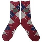 YourBreed Clothing Company Embroidered Puli Argyle Socks.
