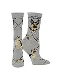 WHD German Shepherd Socks (Gray, Medium)