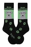 Sabyloo Irish Wolfhound Crew Socks Unisex