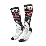 Japanese Chin Dog Wearing Crown Funny Socks Crazy Socks,Soft & Breathable Fun Socks For Men & Women