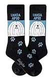 Sabyloo Lhasa Apso Crew Socks Unisex