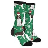 Maailoo English Springer Spaniel Novelty Socks For Men Women, Funny Crazy Crew Socks